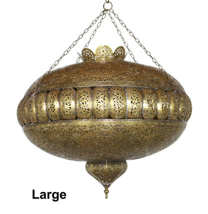 Oblong Shaped Brass Lantern