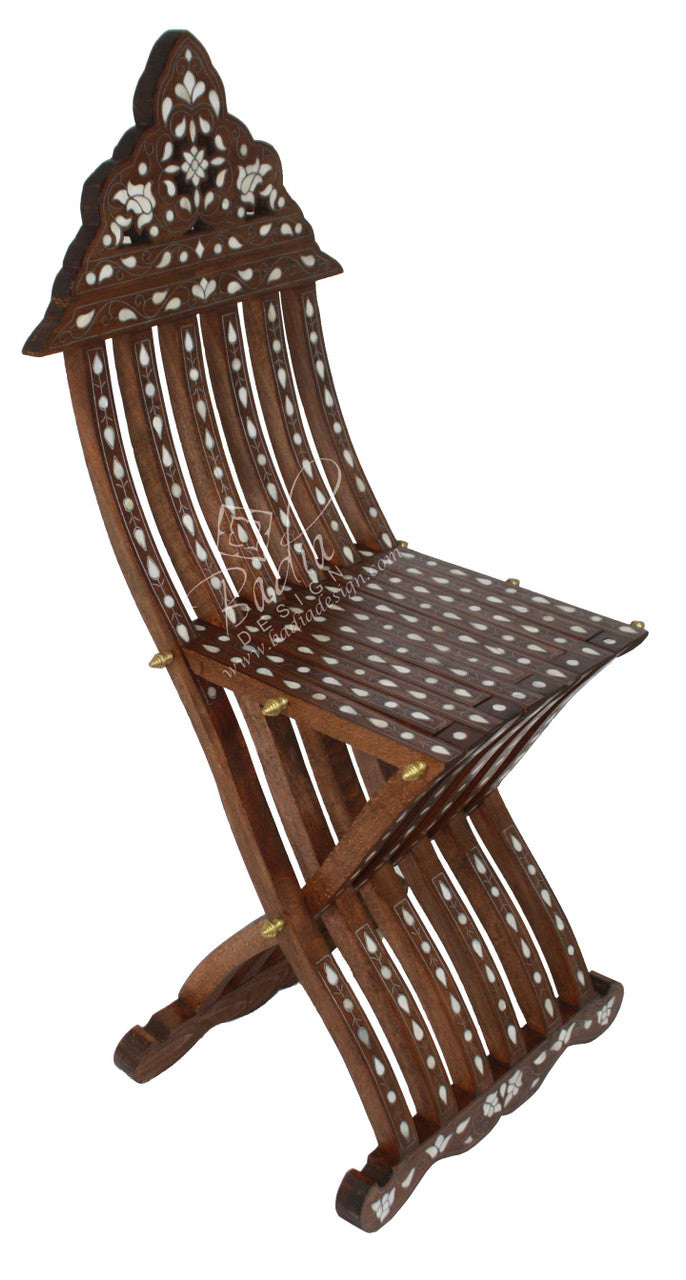 Mother of Pearl Inlay Chair
