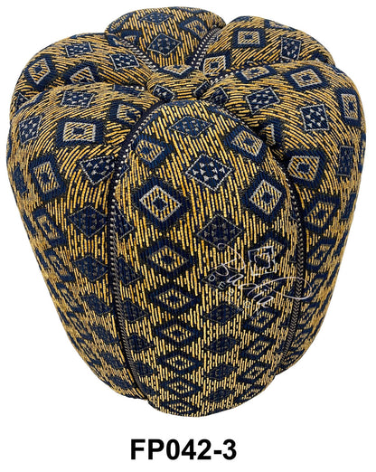 Multi-Color Moroccan Fabric Pouf