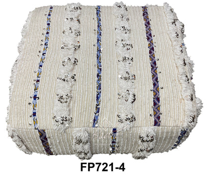 Square Wedding Sequence Ottoman