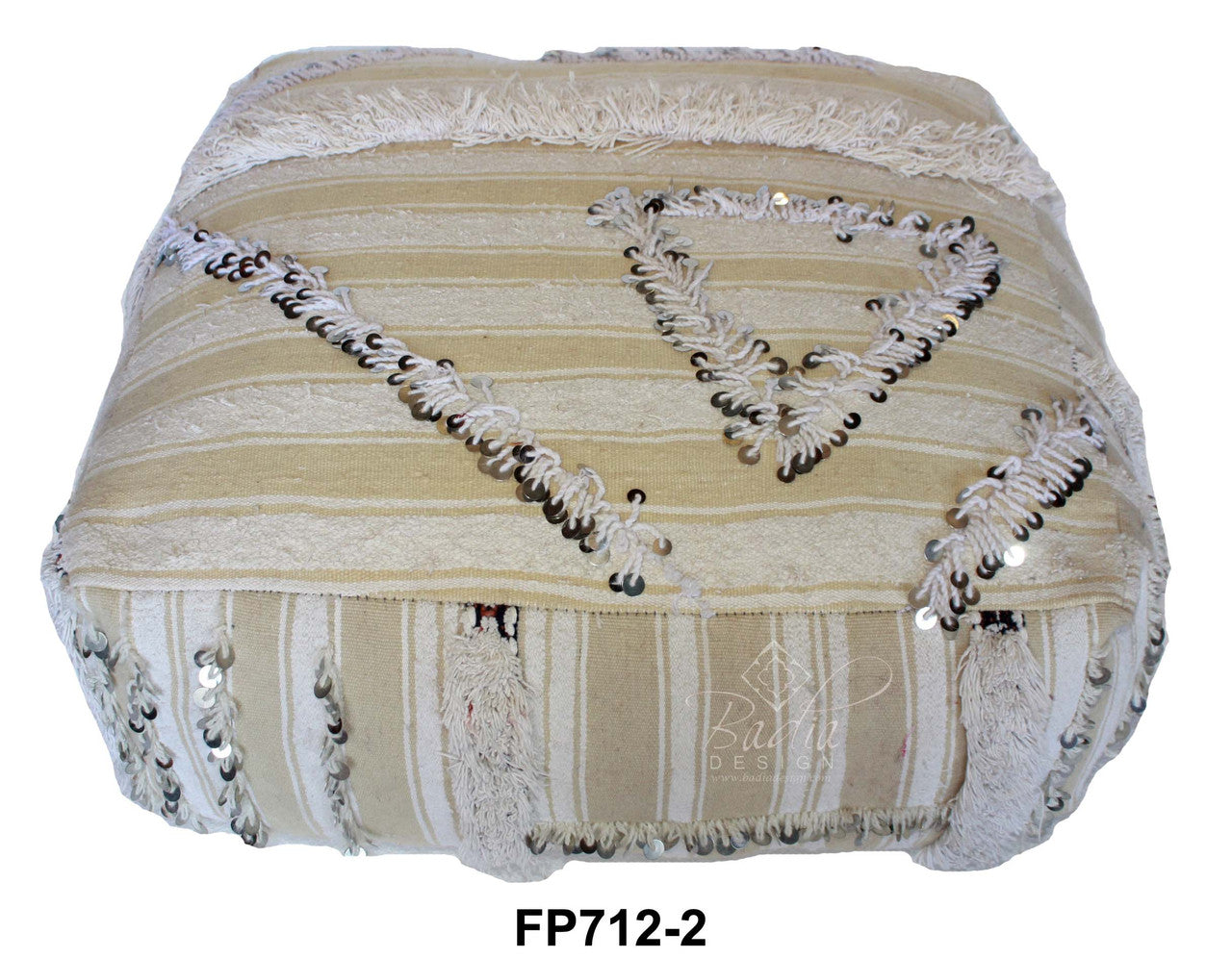 Square Sequence Wedding Ottoman