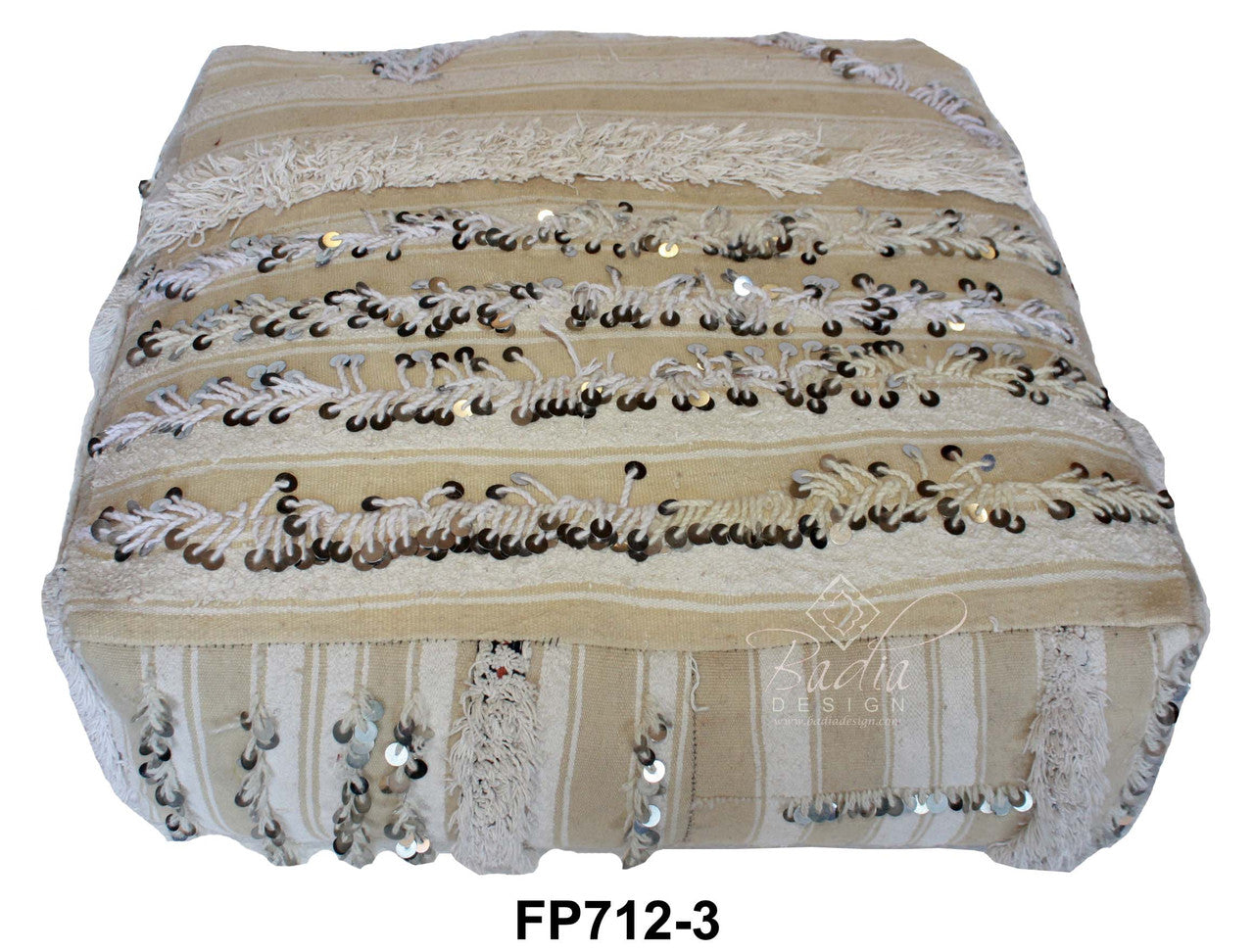 Square Sequence Wedding Ottoman