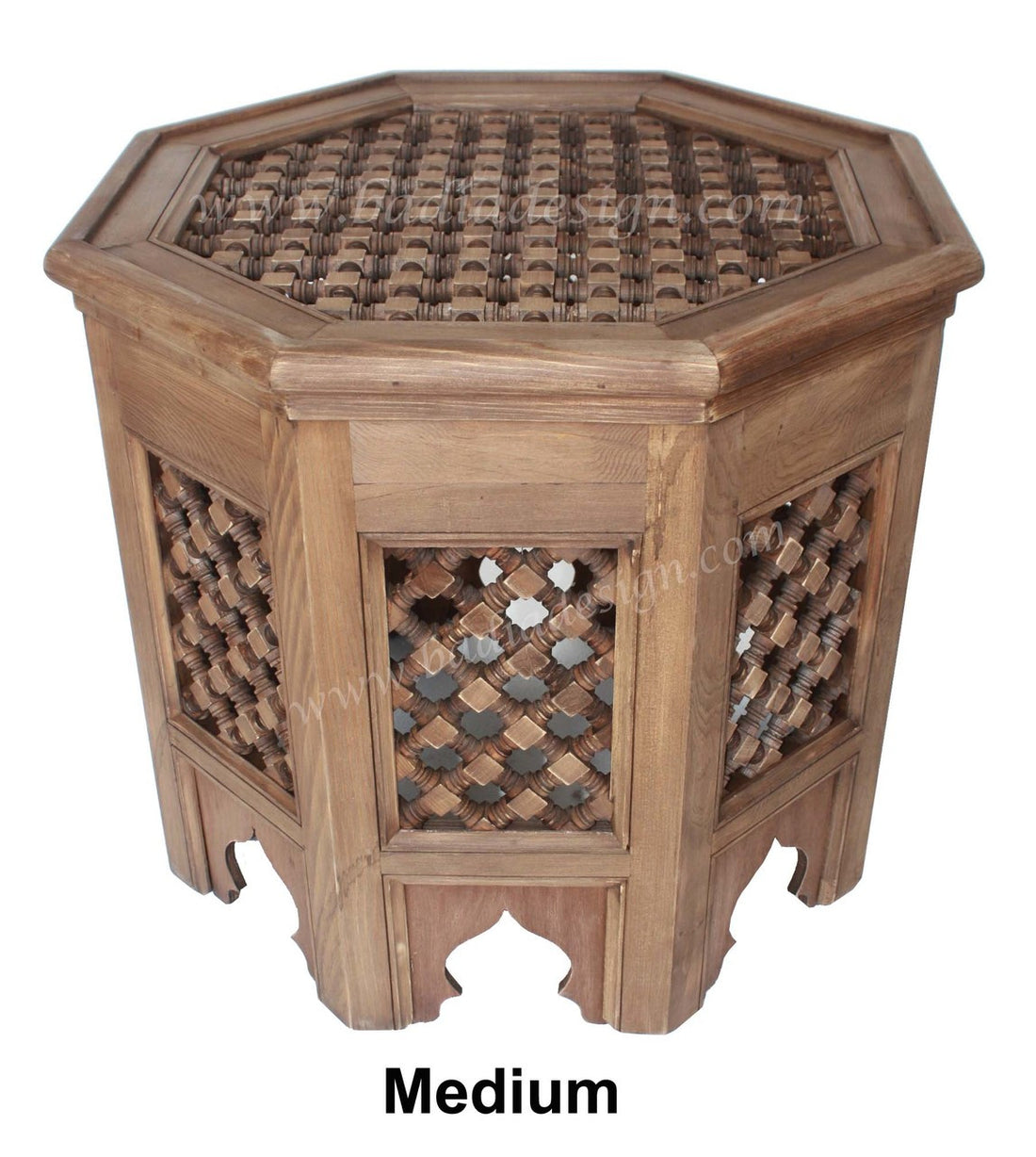 Moucharabieh Wooden Side Table