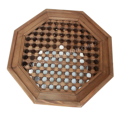 Moucharabieh Wooden Side Table
