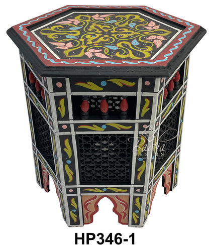 Colorful Hand Painted Side Tables
