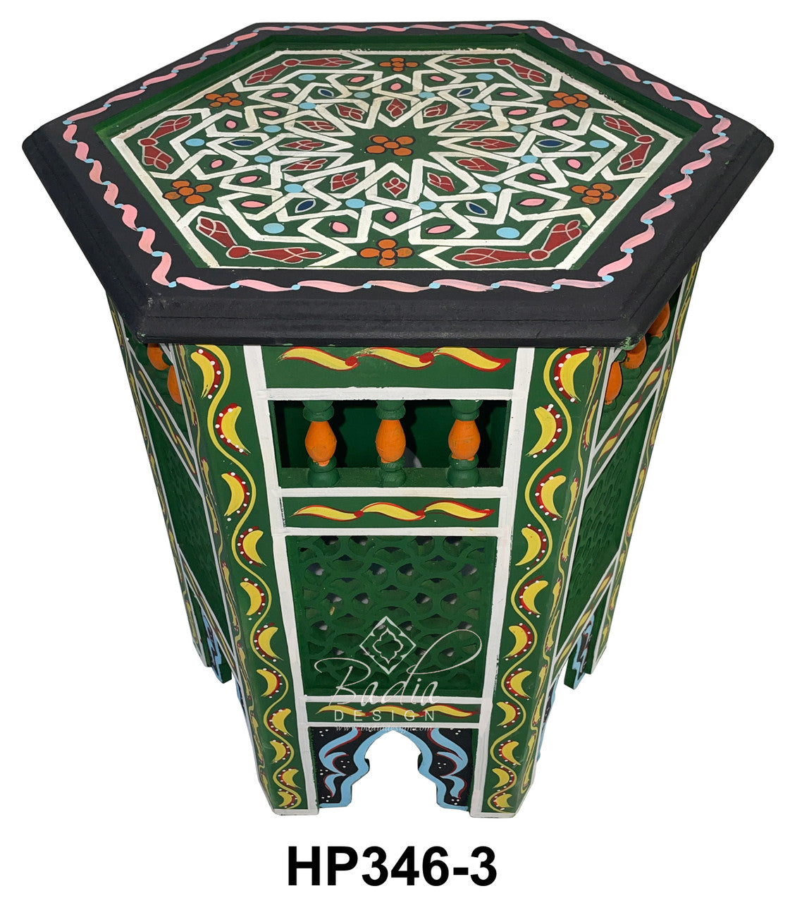 Colorful Hand Painted Side Tables