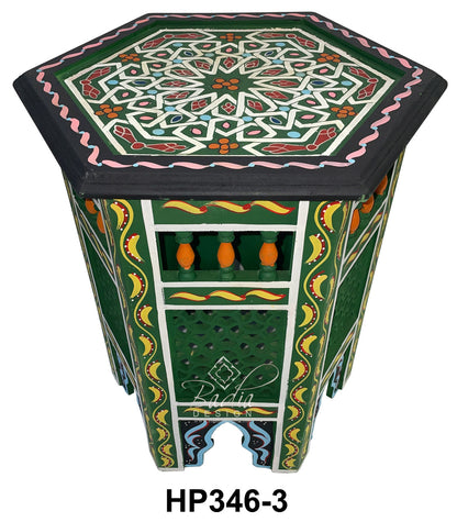 Colorful Hand Painted Side Tables