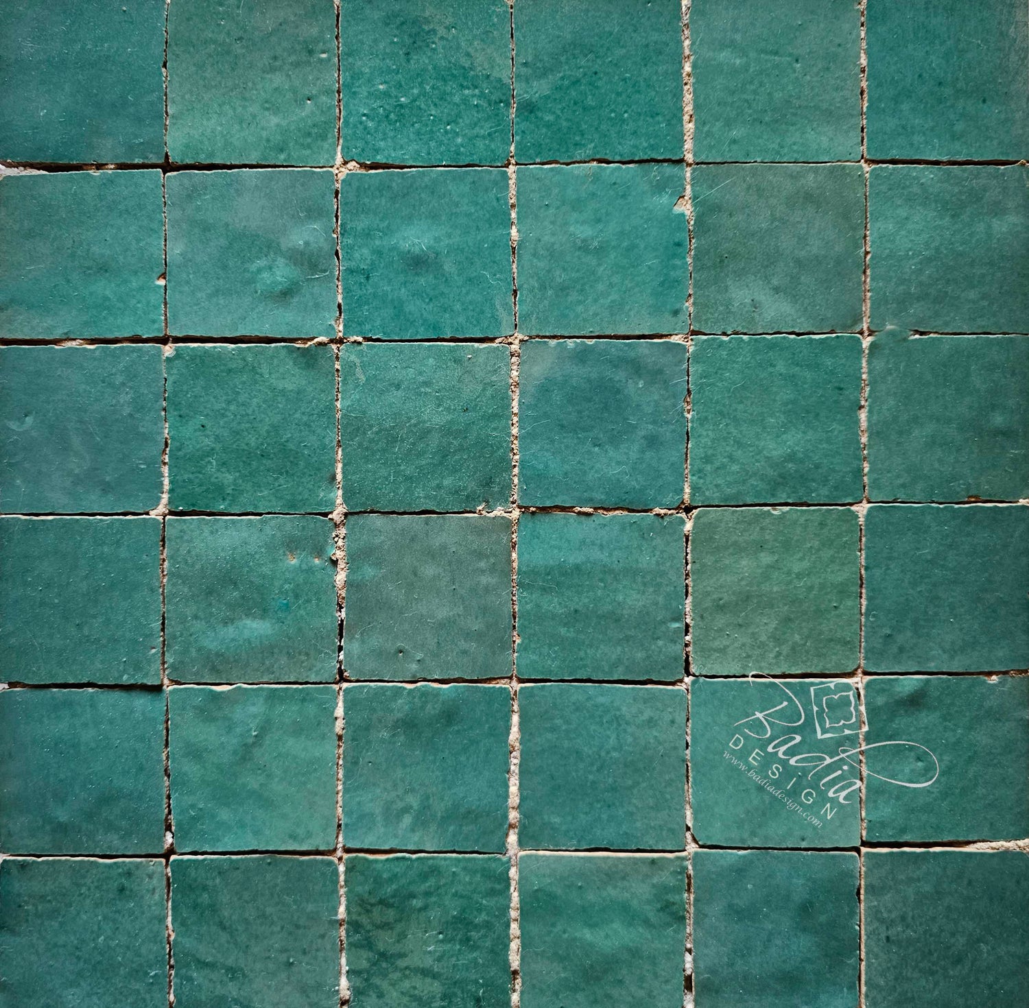 Green Glazed Zellige Mosaic Tile - TM121