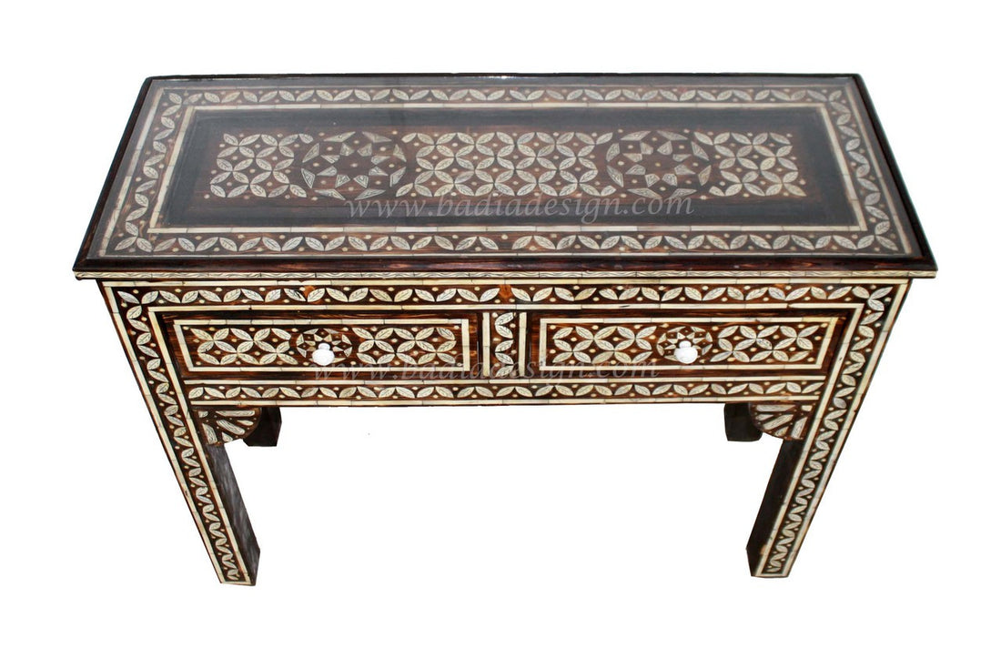 Moroccan Bone Inlay Vanity