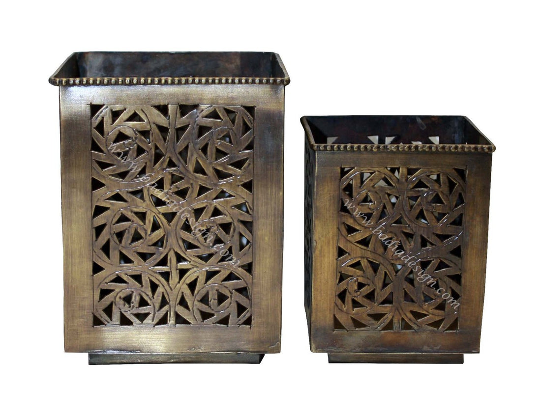 Decorative Brass Candle Holder - HD080