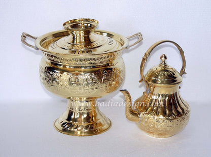 Moroccan Brass Hand Washing Basin