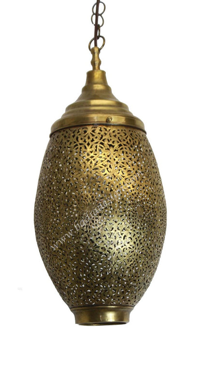 Hanging Lantern with White Glass Bottom