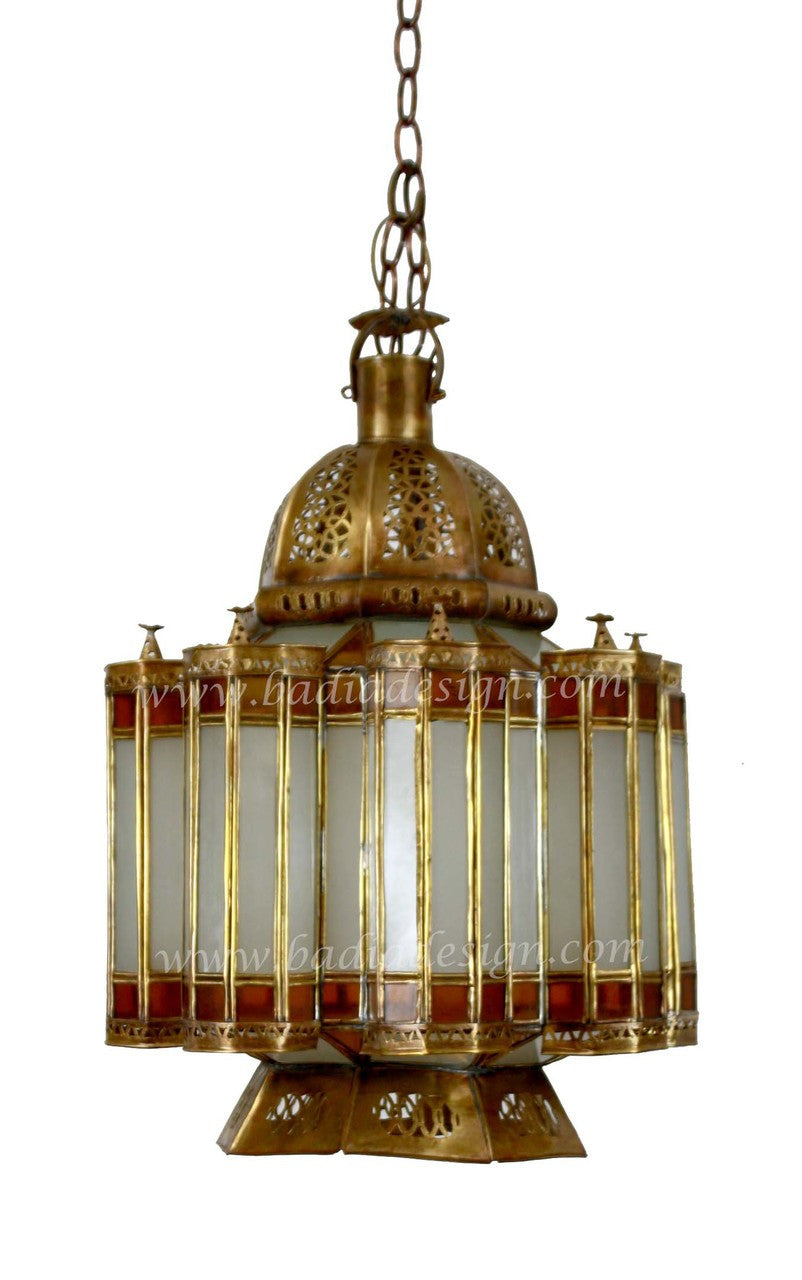 Moroccan Brass Light Fixture