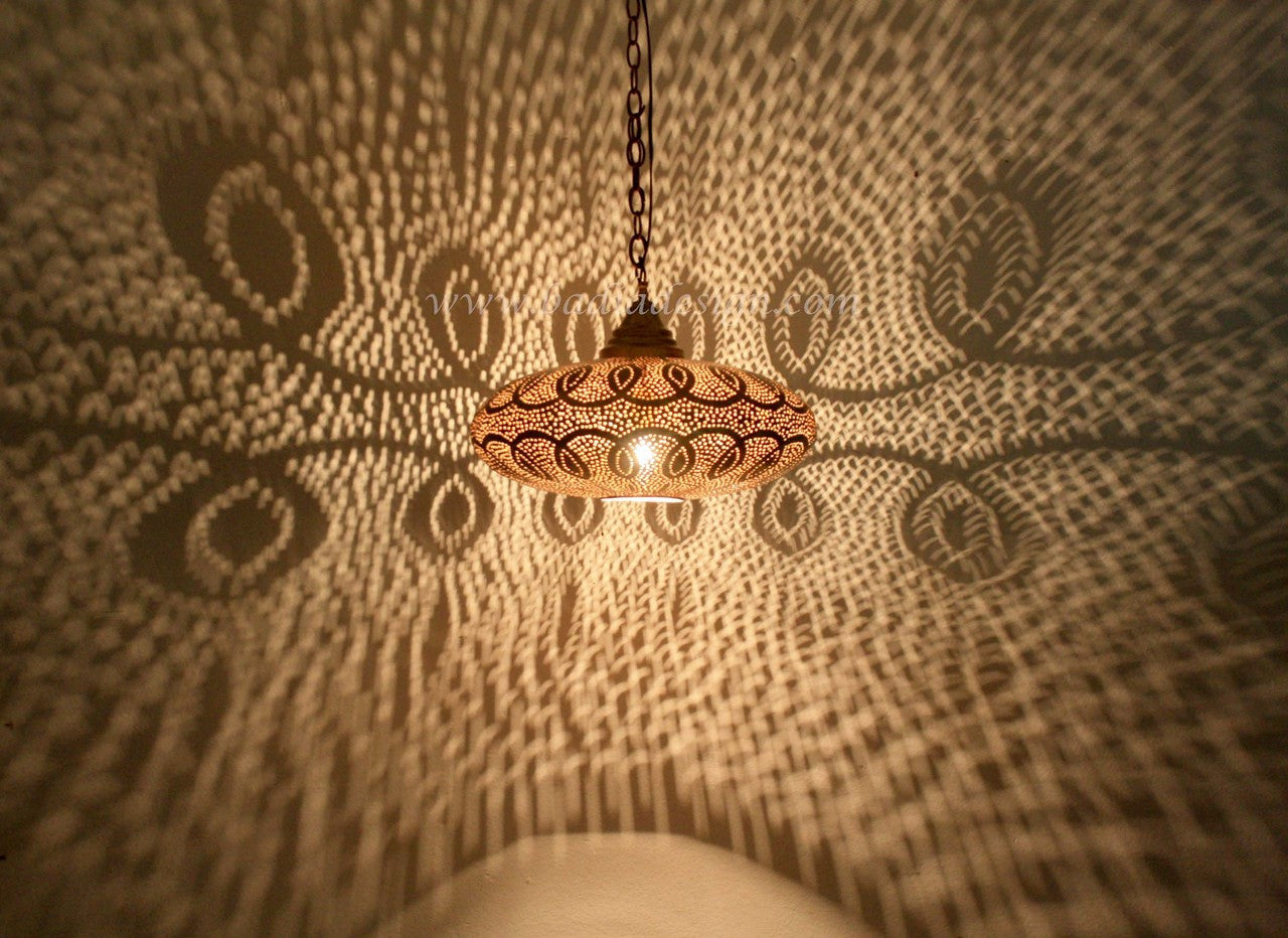 Moroccan Brass Pendant Light