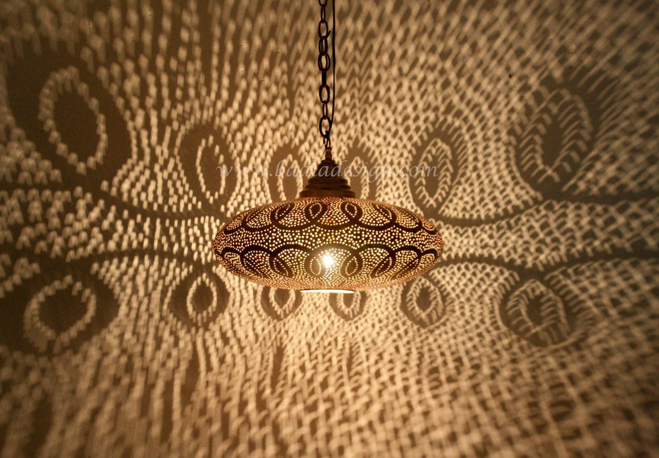 Moroccan Brass Pendant Light