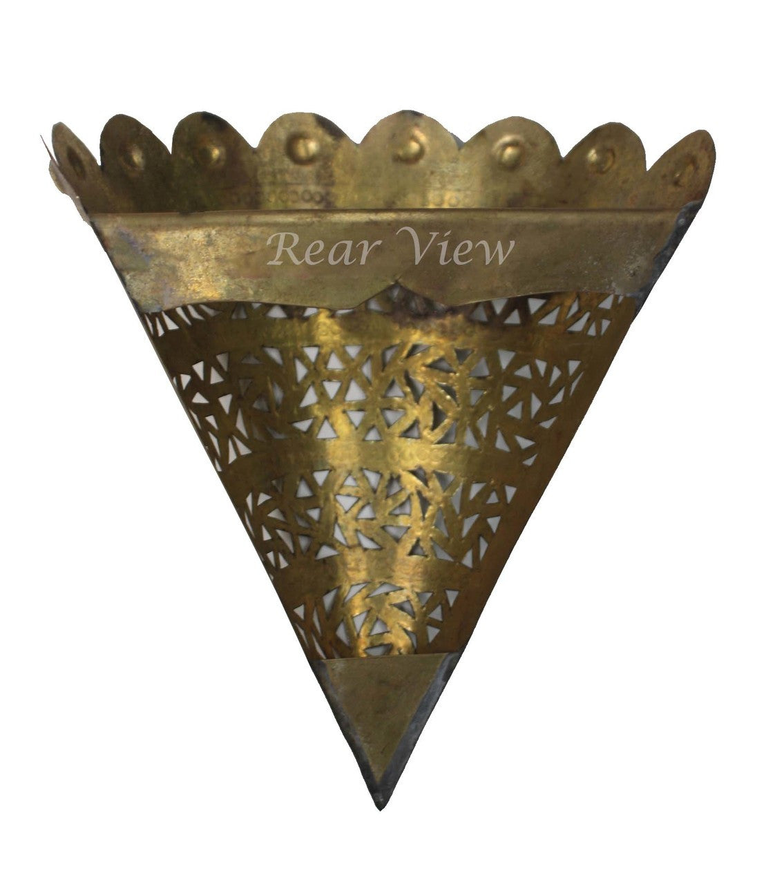 Intricately Designed Brass Wall Sconce