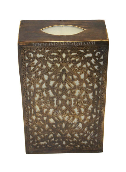 Brass Wall Sconce with White Glass