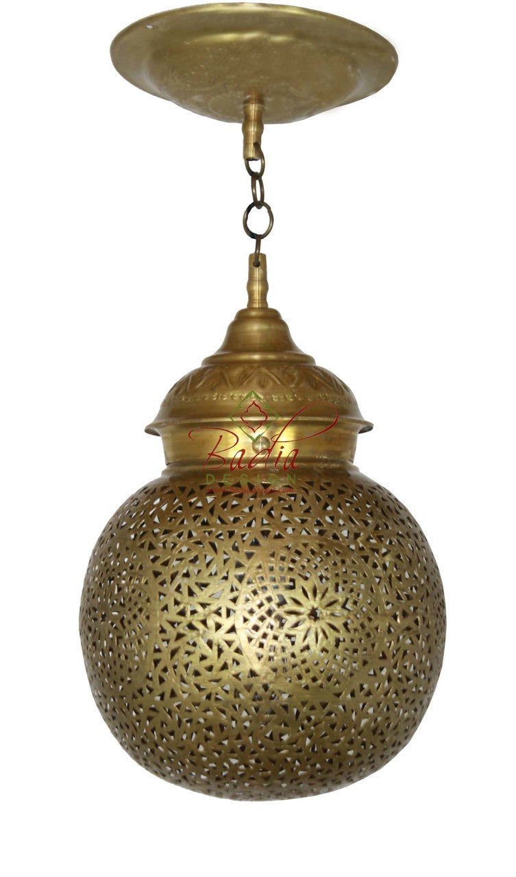 Hanging Brass Silver Copper Pendant Lamp