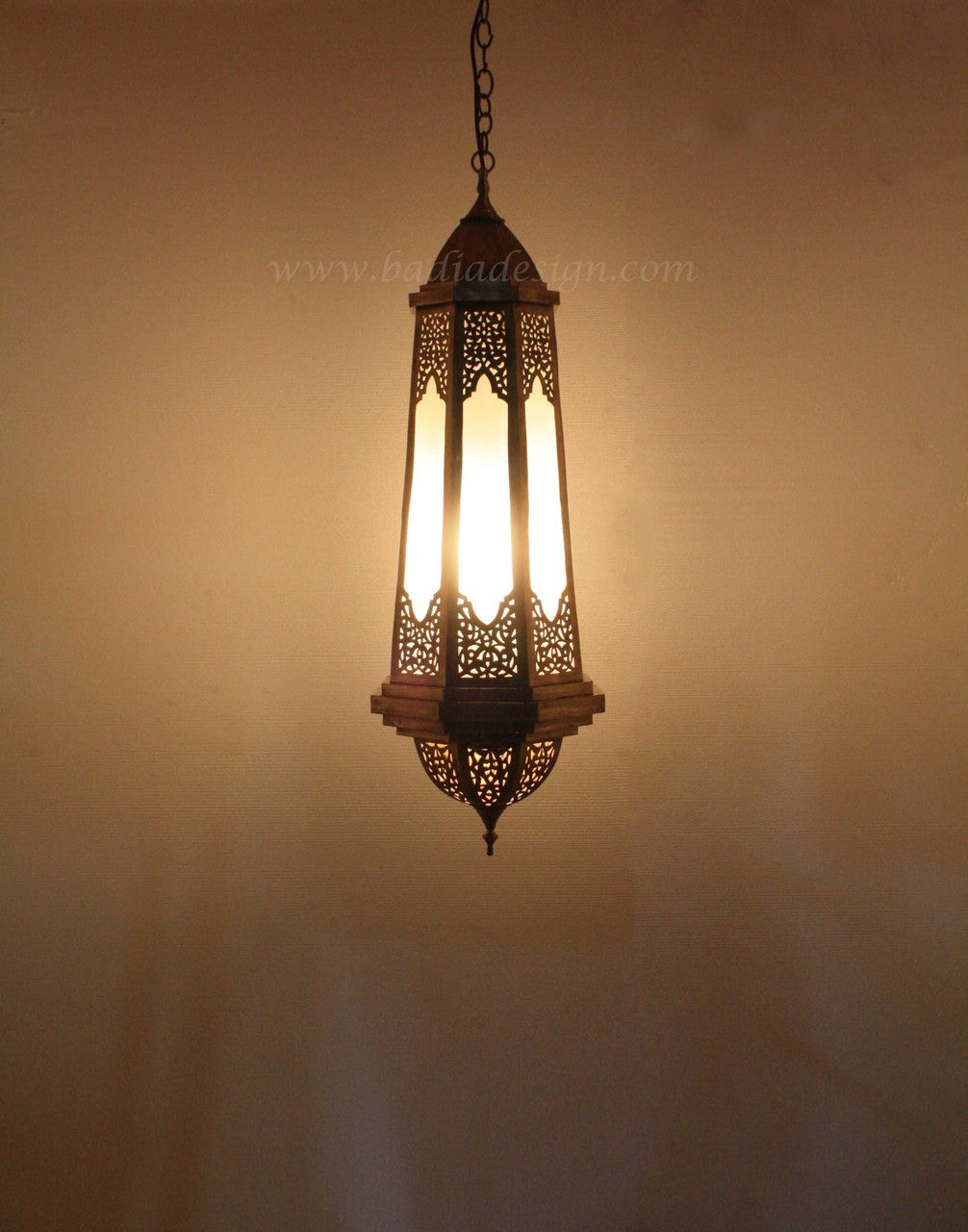 Teardrop Shaped Silver Ceiling Light