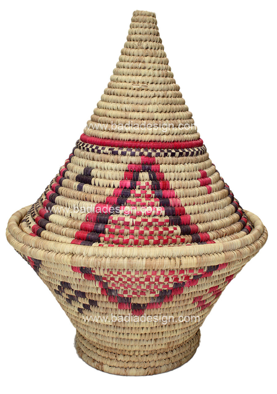 Moroccan Handmade Raffia Tajine