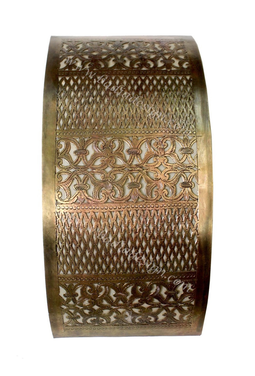 Half Moon Brass Wall Sconce