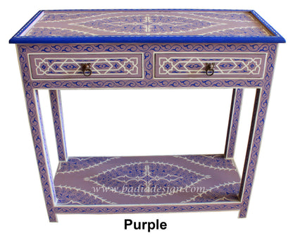 Hand Painted Moroccan Buffet Table