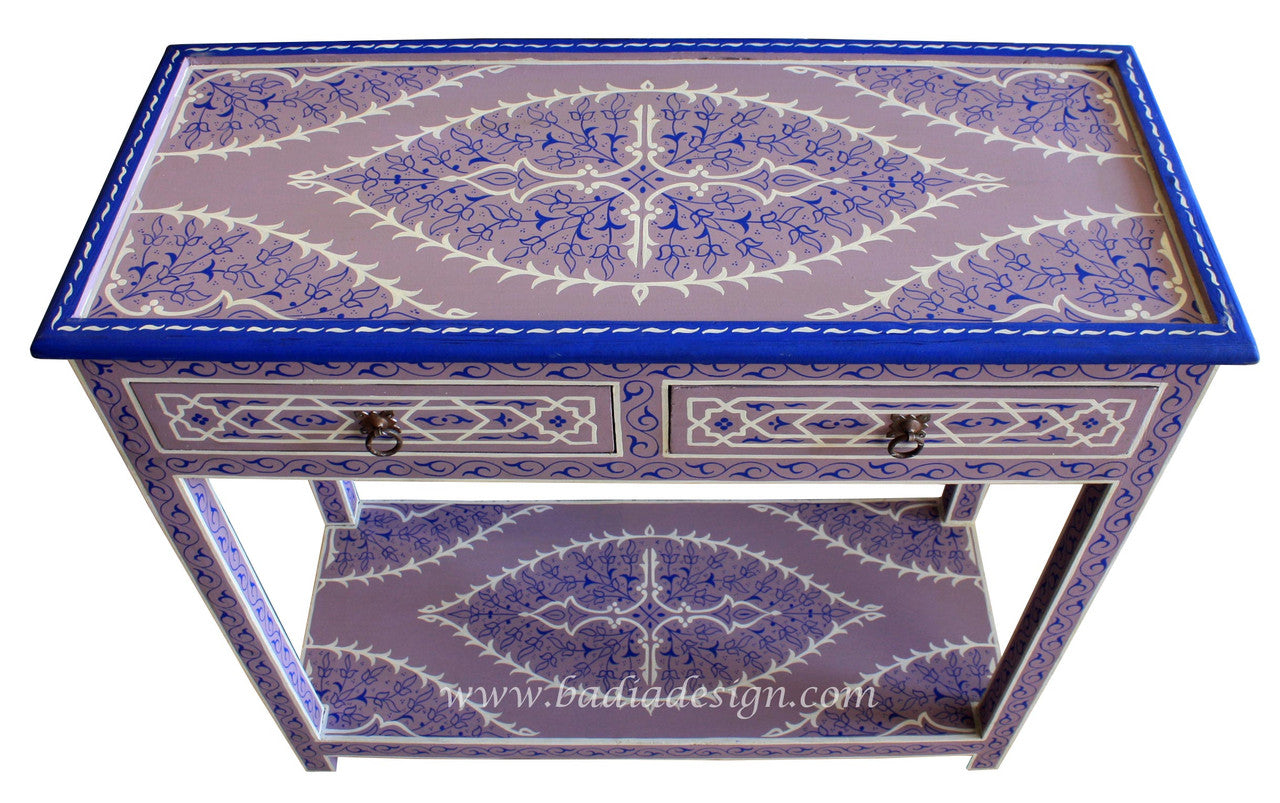 Hand Painted Moroccan Buffet Table