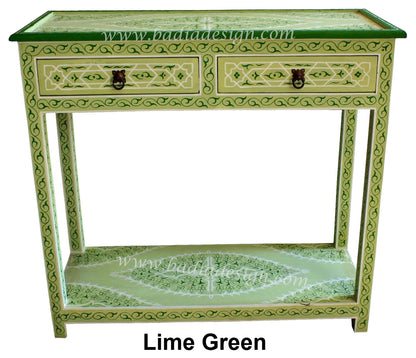 Hand Painted Moroccan Buffet Table