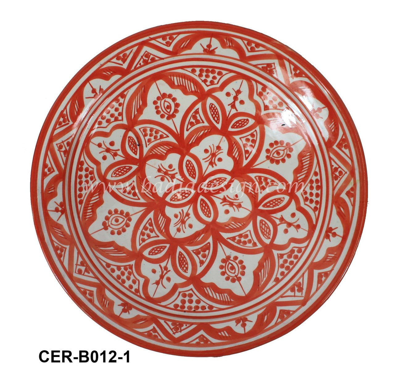 Hand Painted Ceramic Plate