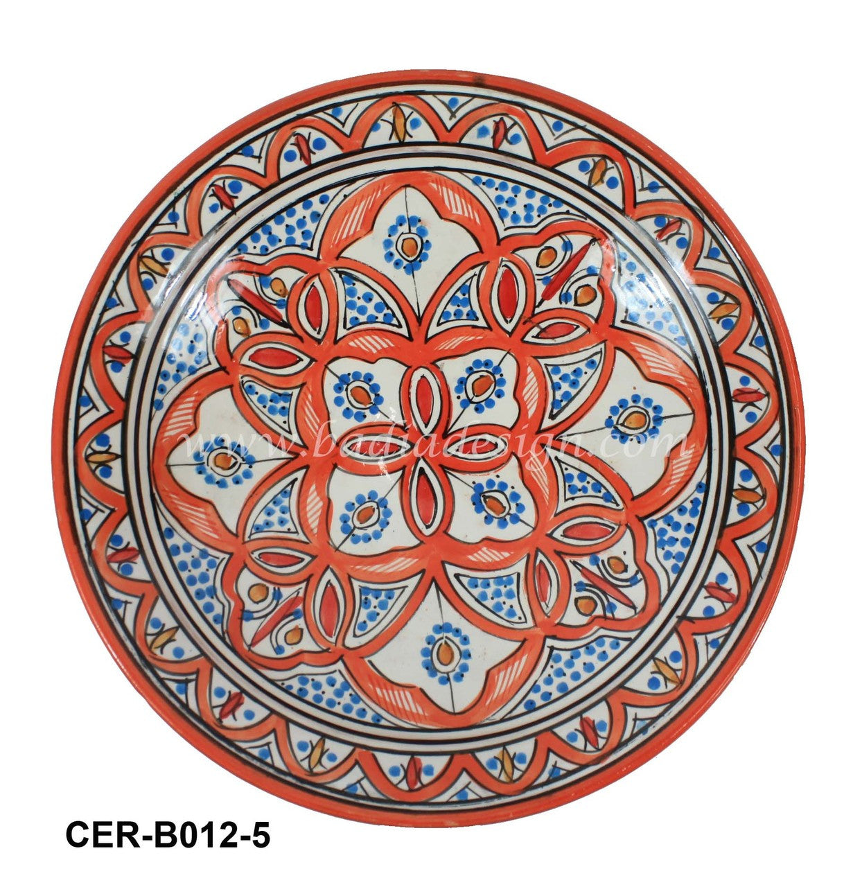 Hand Painted Ceramic Plate