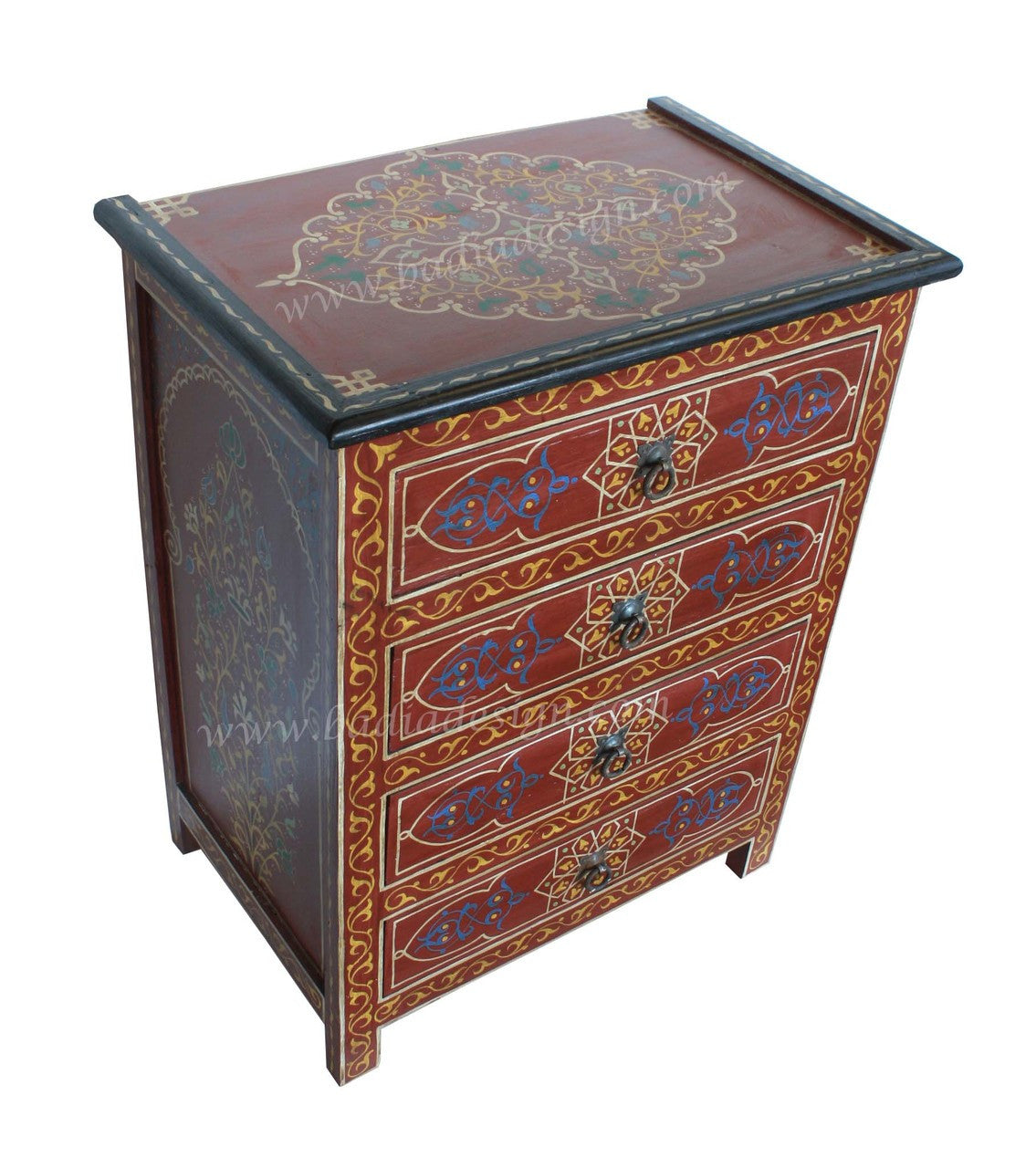 Hand Painted Cedar Nightstand