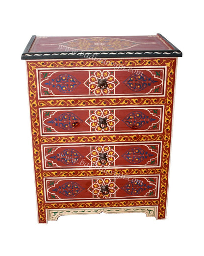 Cedar Hand Painted Nightstand