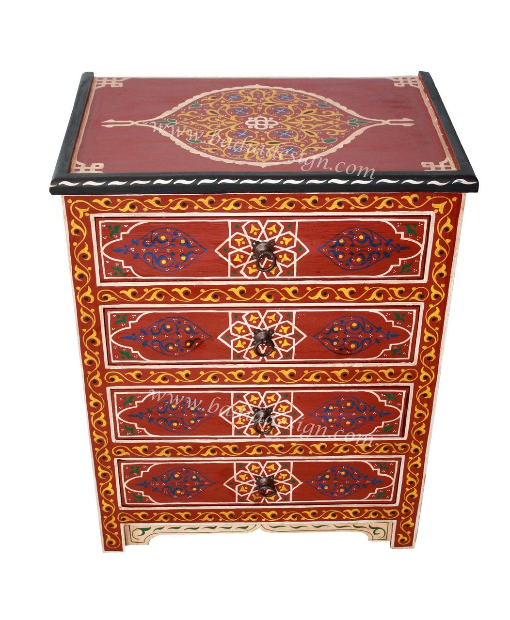 Cedar Hand Painted Nightstand