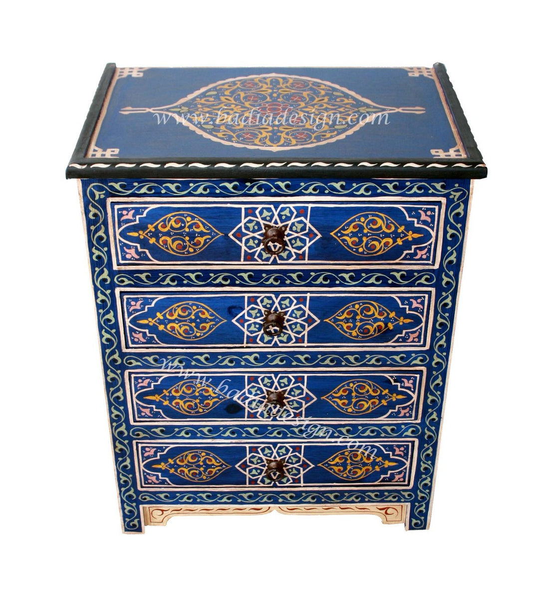 Cedar Hand Painted Nightstand