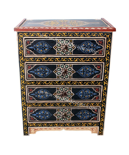 Cedar Hand Painted Nightstand