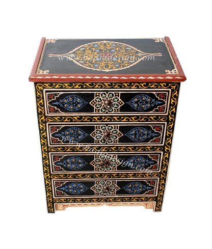 Cedar Hand Painted Nightstand