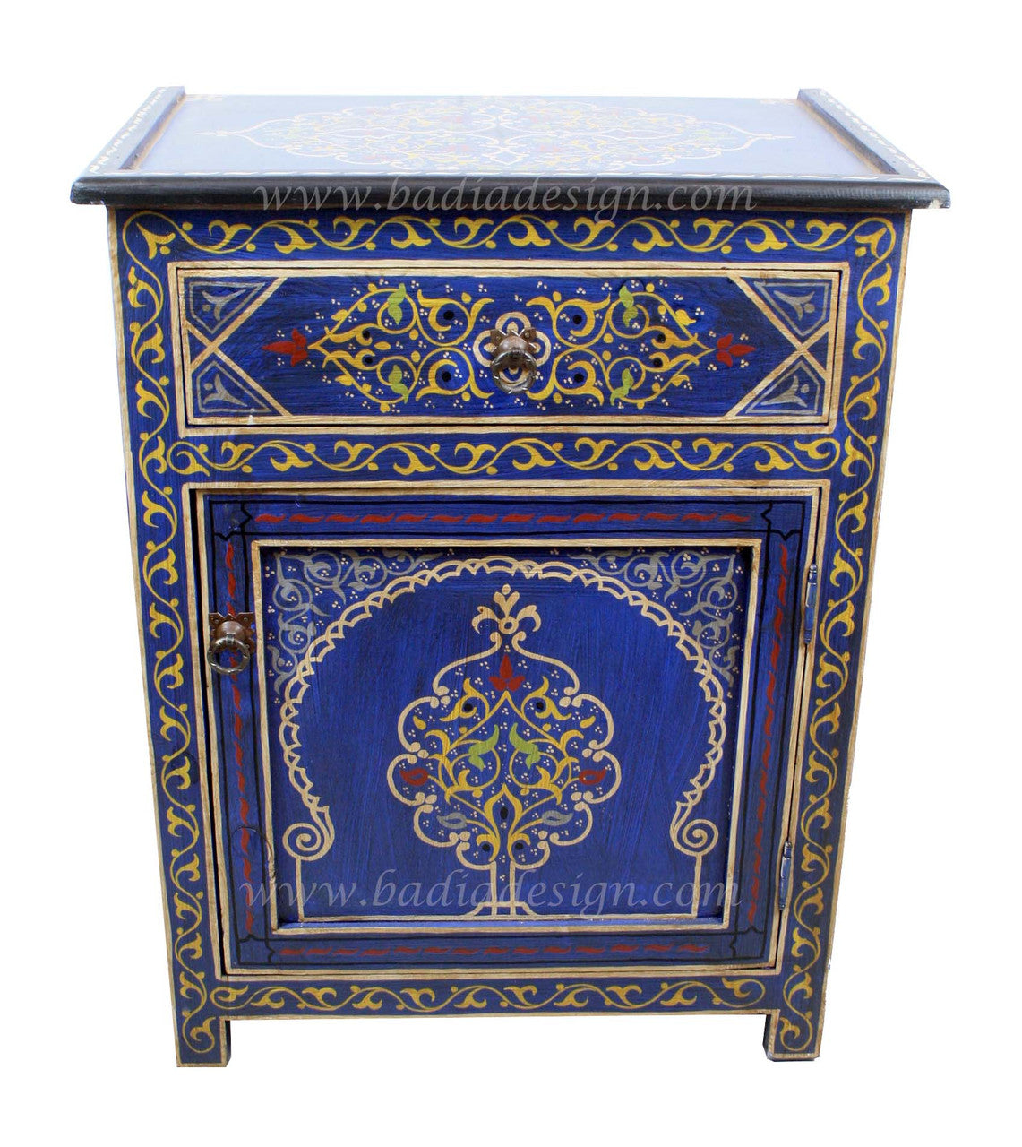 Hand Painted Cedar Nightstand