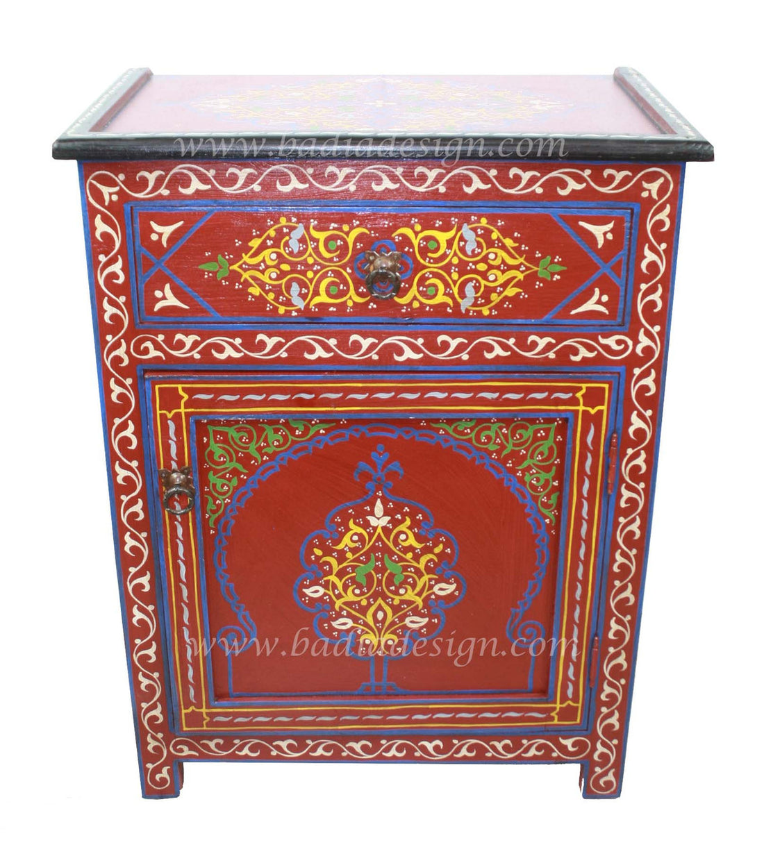 Hand Painted Cedar Nightstand