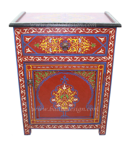 Hand Painted Cedar Nightstand