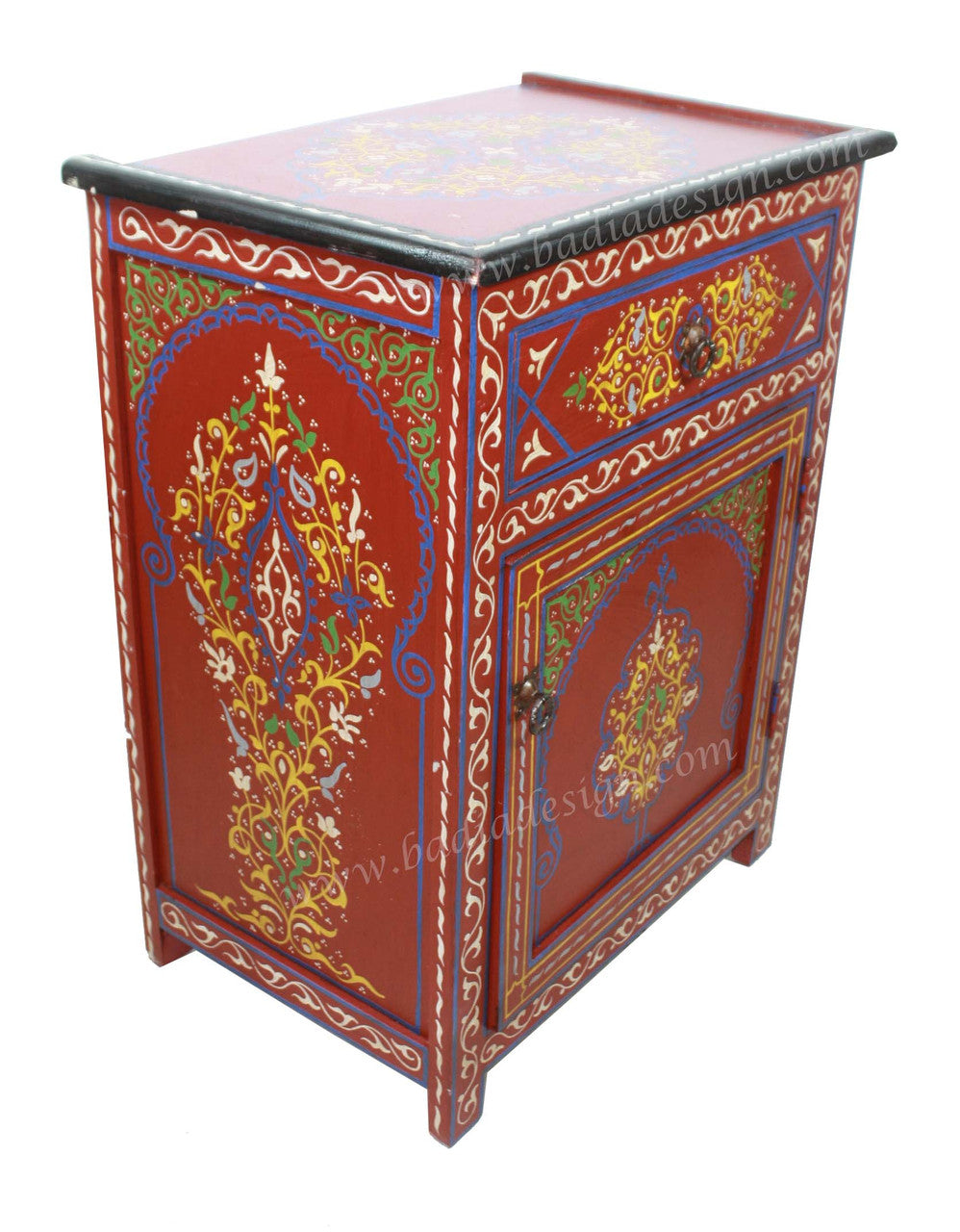 Hand Painted Cedar Nightstand