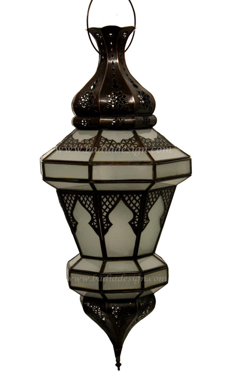 Moroccan Hanging Glass Lantern