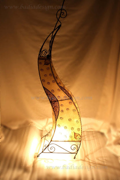 Moroccan Henna Floor Lamp