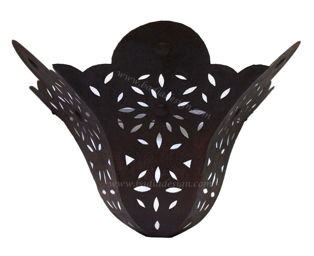 Moroccan Rustic Iron Wall Sconce