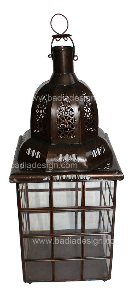Square Clear Glass Lantern