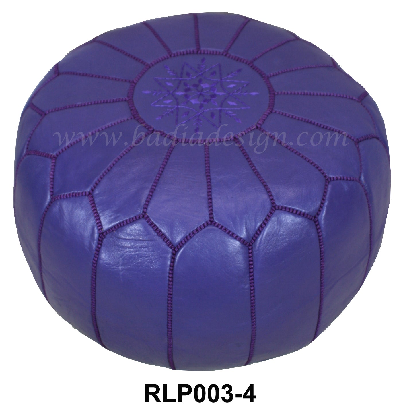 Premium Leather Moroccan Ottoman