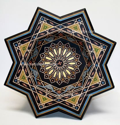 Hand Painted Star Side Table