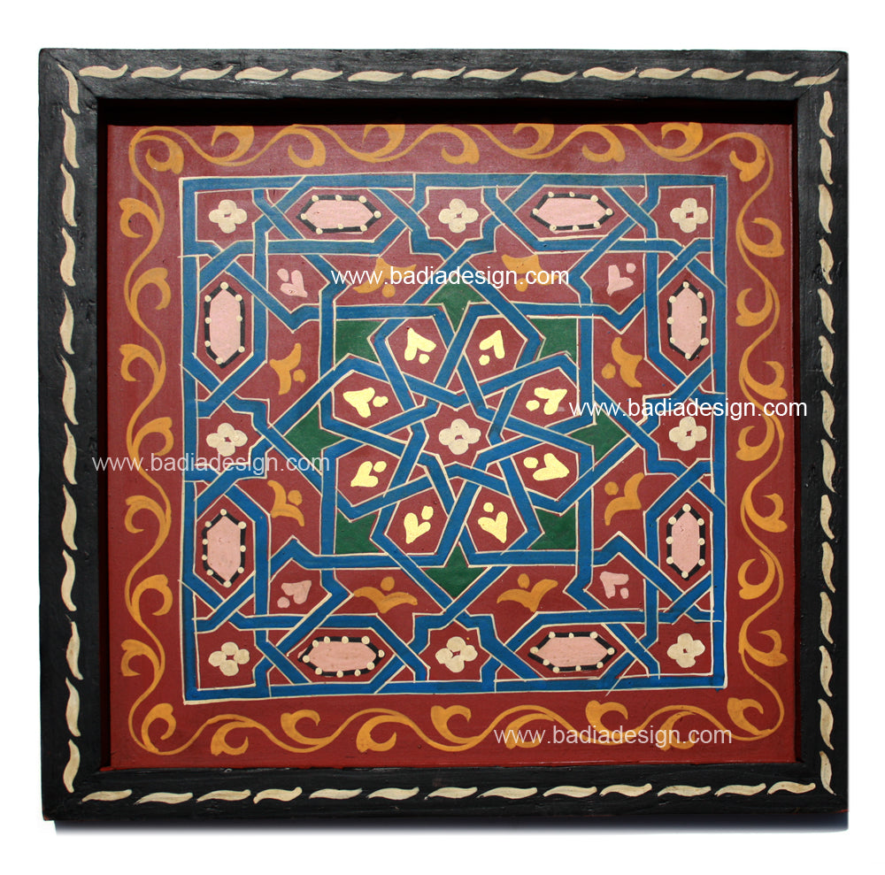 Hand Painted Square Panel