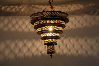 Wedding Cake Brass Chandelier