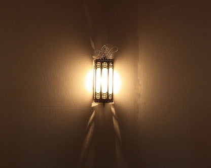 Multi-Color Glass Wall Sconce
