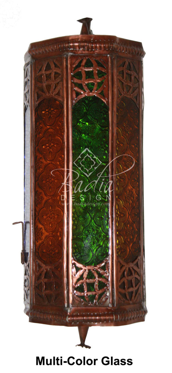 Multi-Color Glass Wall Sconce